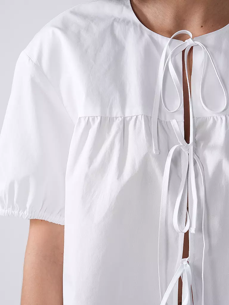 DESIGNERS REMIX | Bluse CLAIRE | weiss