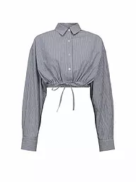 DESIGNERS REMIX | Bluse Cropped Fit HARRIET | Hellblau