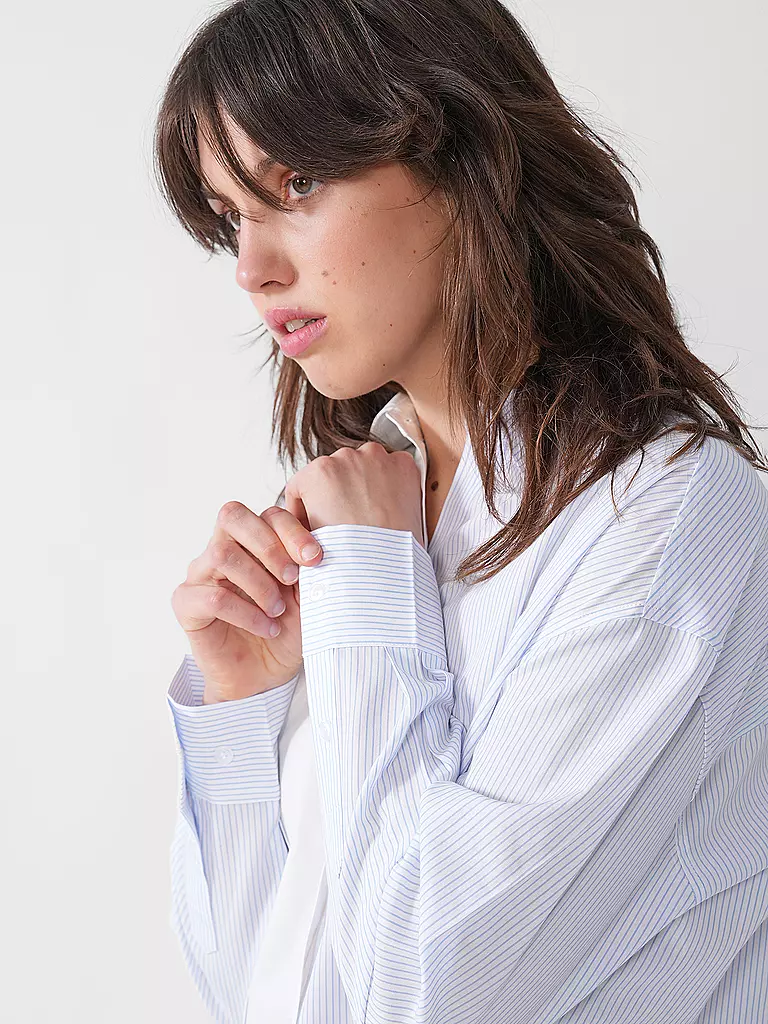 DESIGNERS REMIX | Bluse DAISY | hellblau