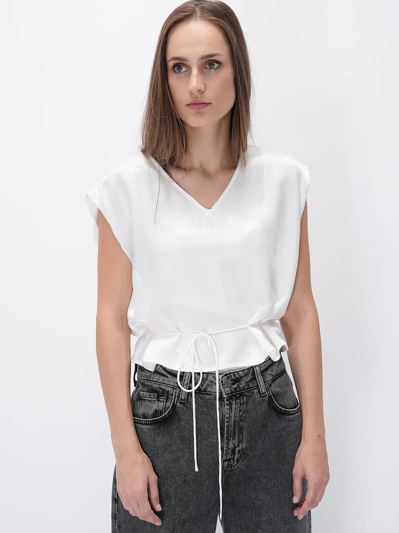 DESIGNERS REMIX | Blusenshirt LUCILLE | creme