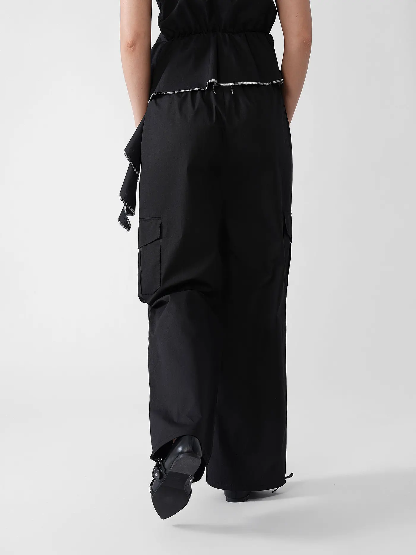 DESIGNERS REMIX | Cargohose CLAIRE | schwarz