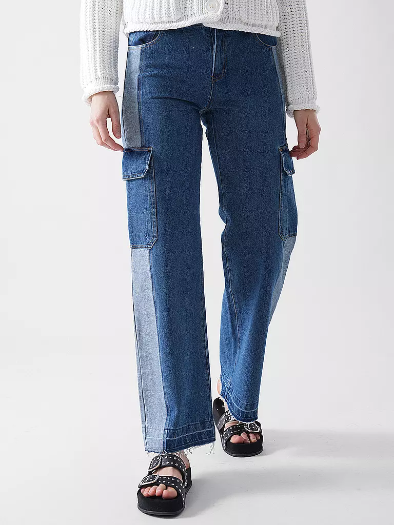 DESIGNERS REMIX | Jeans Wide Leg Fit MILES | hellblau