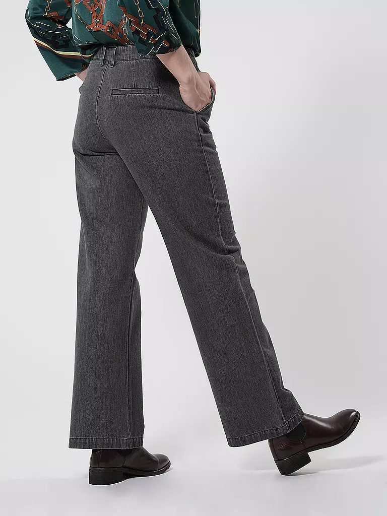 DESIGNERS REMIX | Jeans Wide Leg MILES SUIT | schwarz