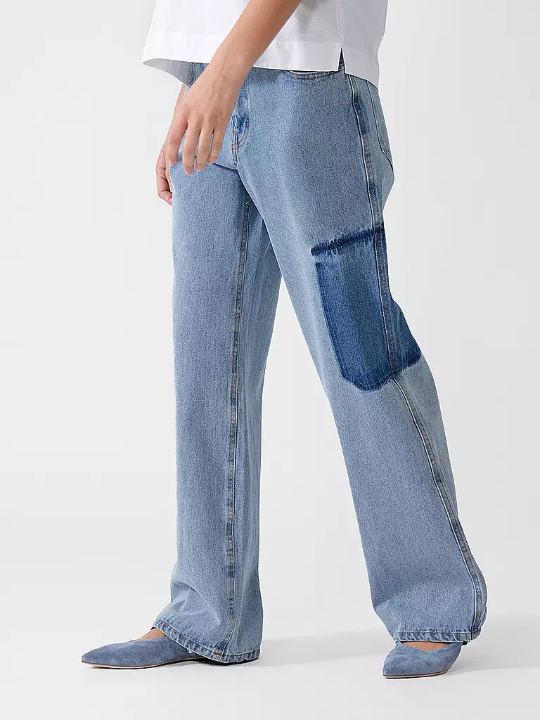 DESIGNERS REMIX | Jeans Wide Leg MILES | hellblau