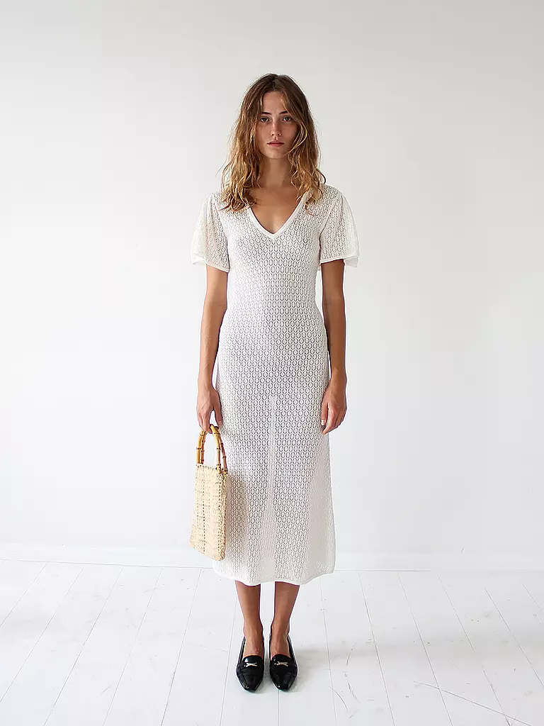 DESIGNERS REMIX | Maxikleid TALIANA POINTELLE | creme