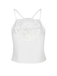 DESIGNERS REMIX | Top Cropped Fit CONNER  | weiss