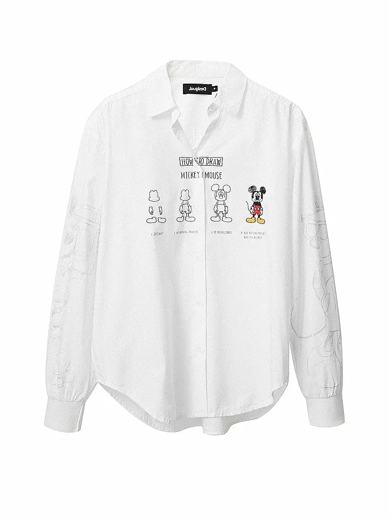 DESIGUAL | Bluse Mickey Mouse | weiß