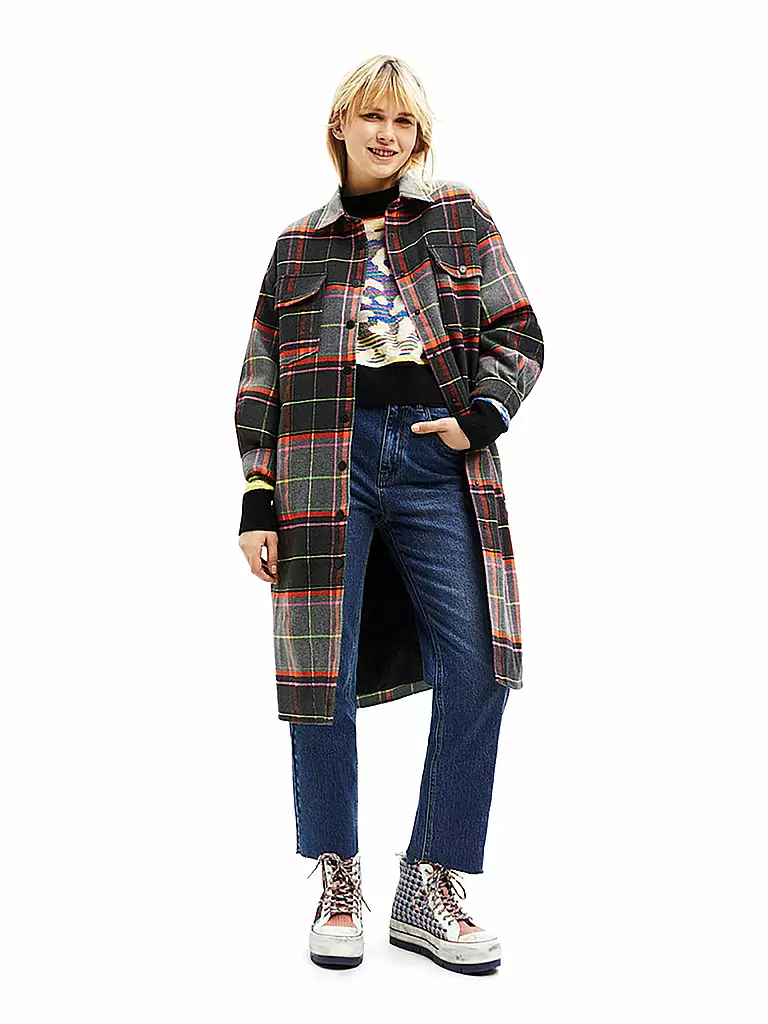 DESIGUAL | Mantel | grau