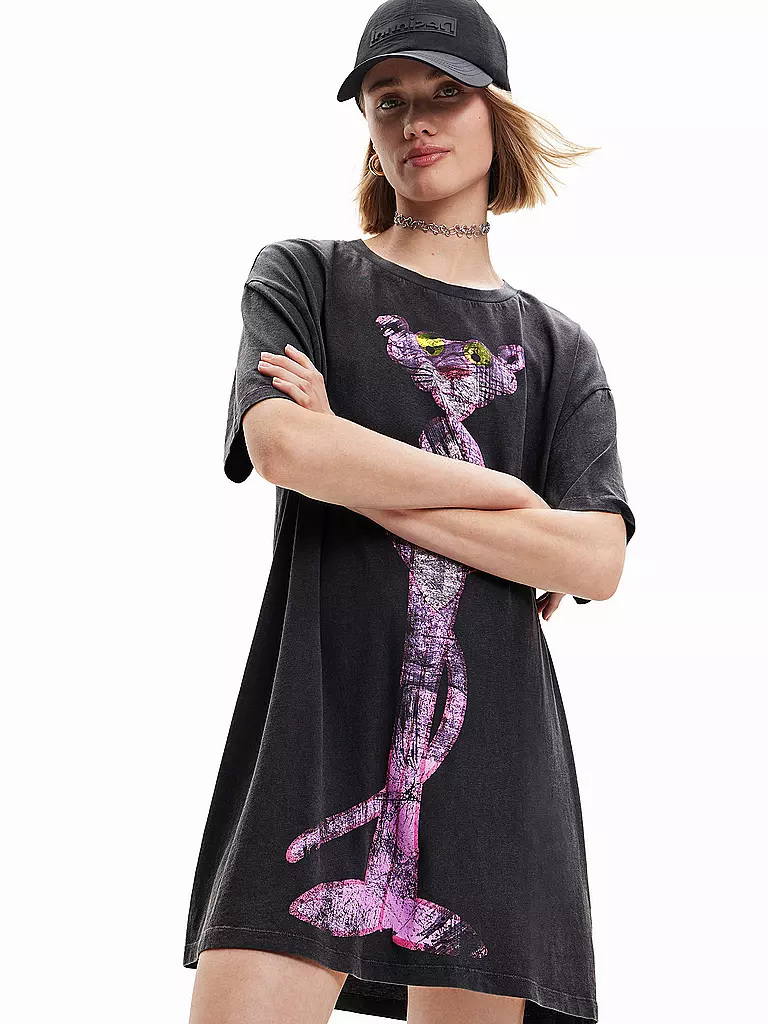 DESIGUAL | Shirtkleid | schwarz