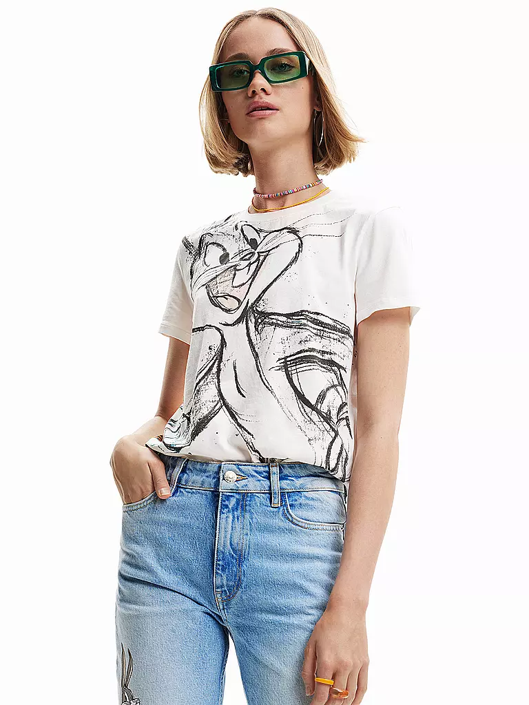 DESIGUAL | T-Shirt | weiss