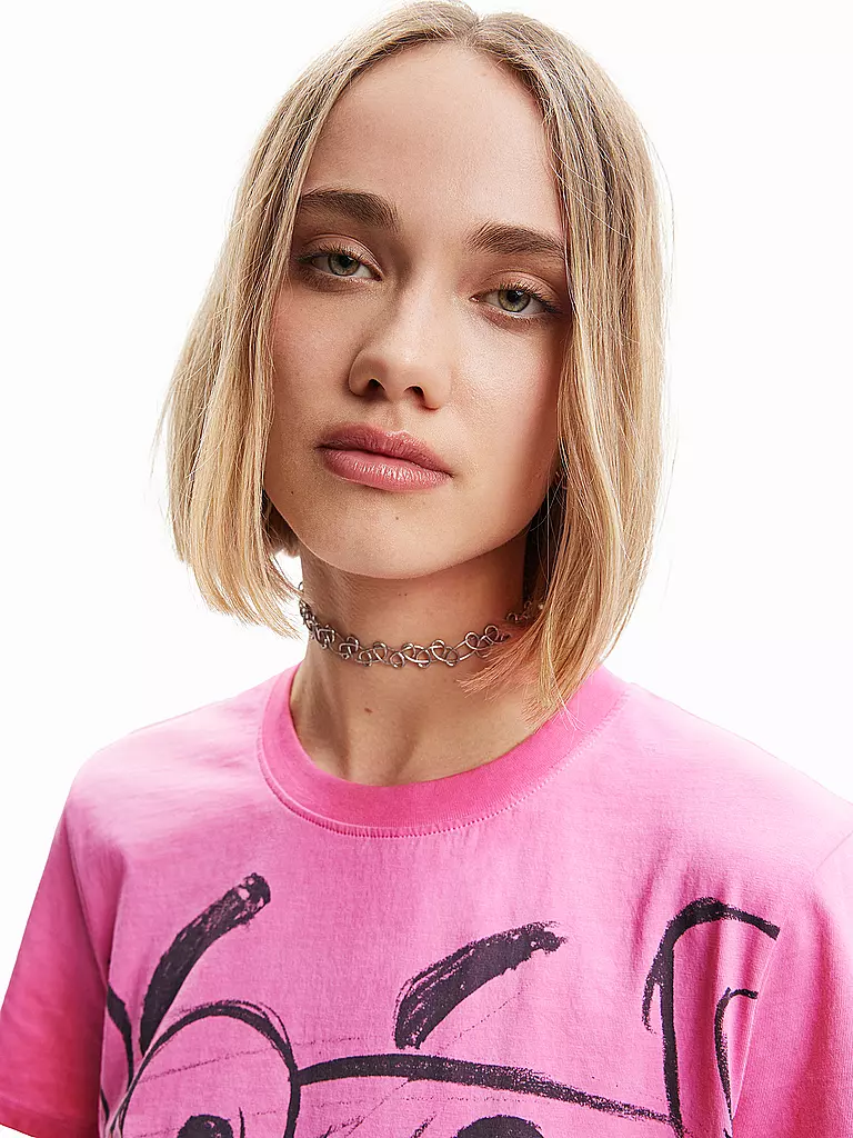 DESIGUAL | T-Shirt | pink