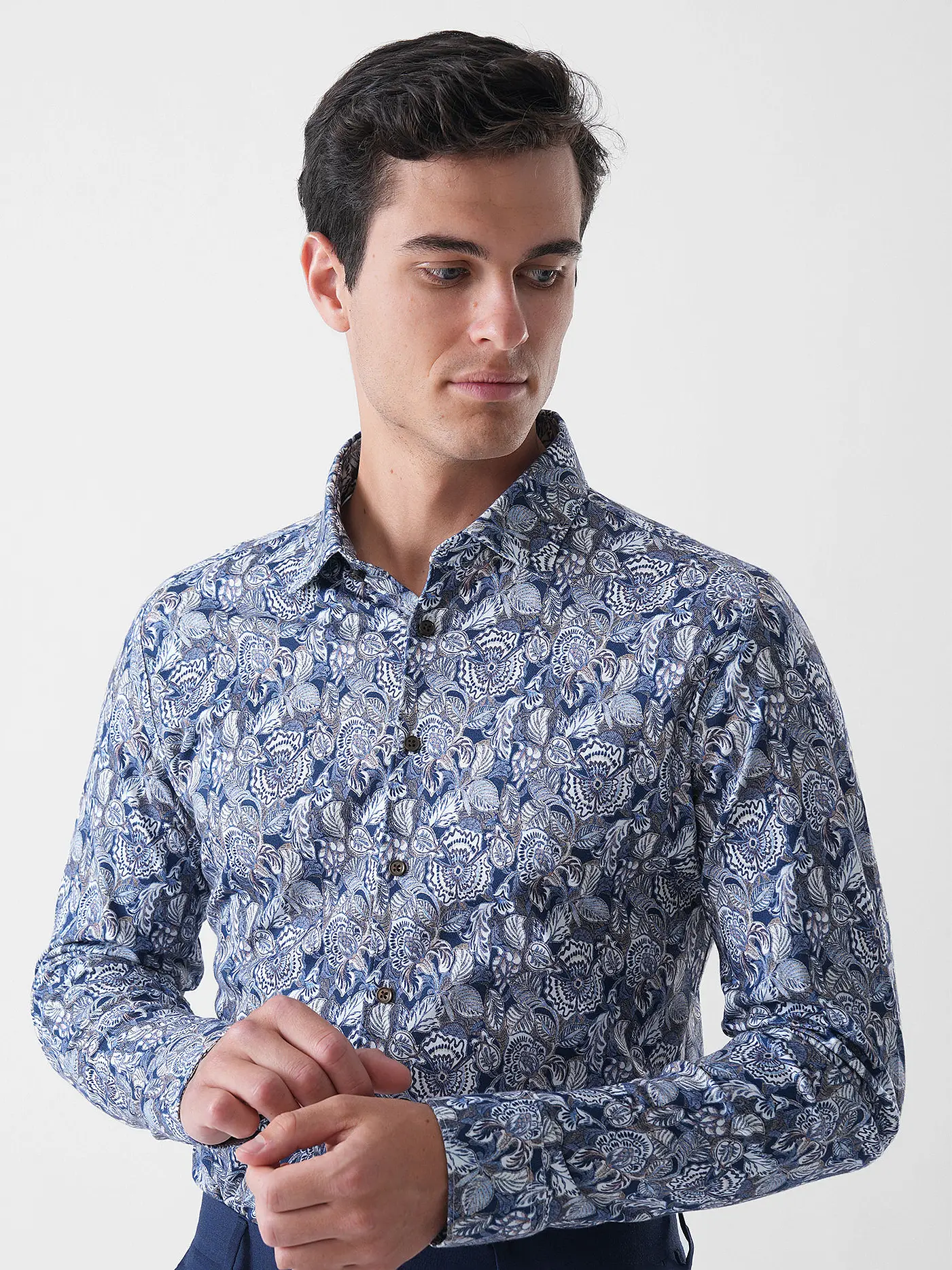 DESOTO | Hemd Slim Fit  | dunkelblau