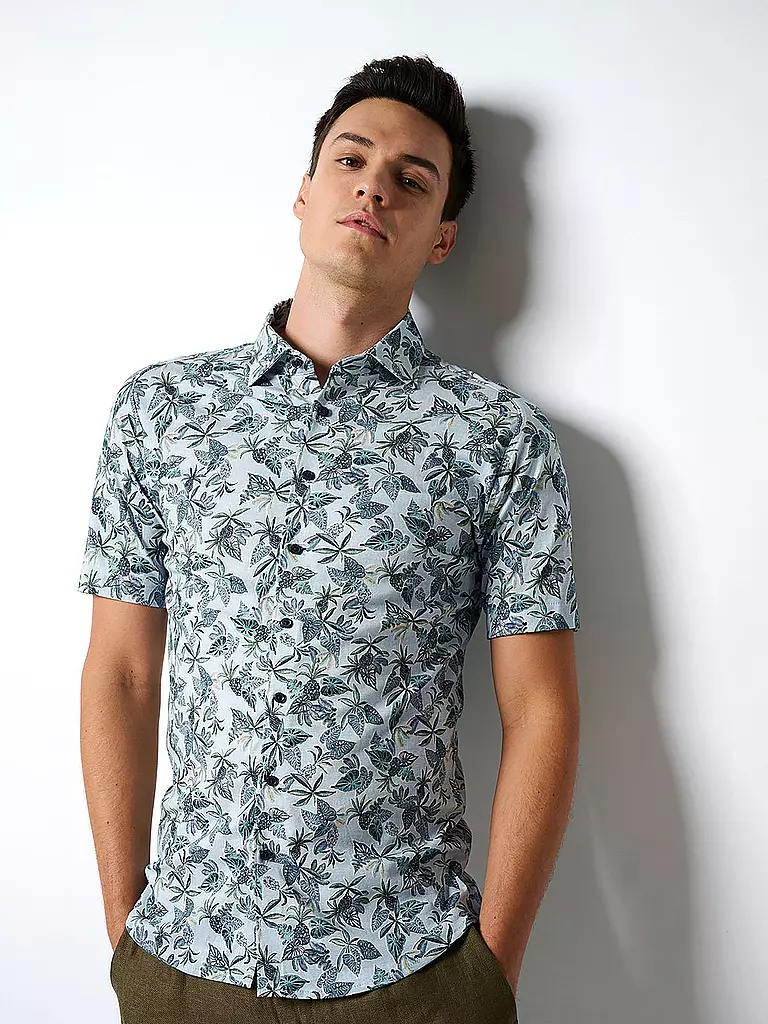 DESOTO | Hemd Slim Fit | grün