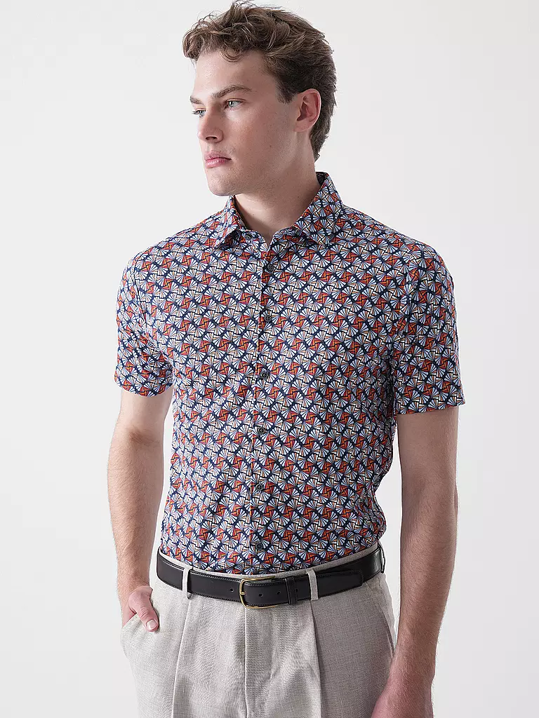 DESOTO | Jersexhemd Slim Fit  | orange