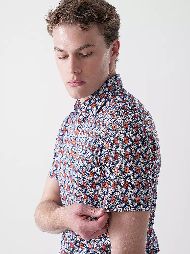 DESOTO | Jersexhemd Slim Fit | orange