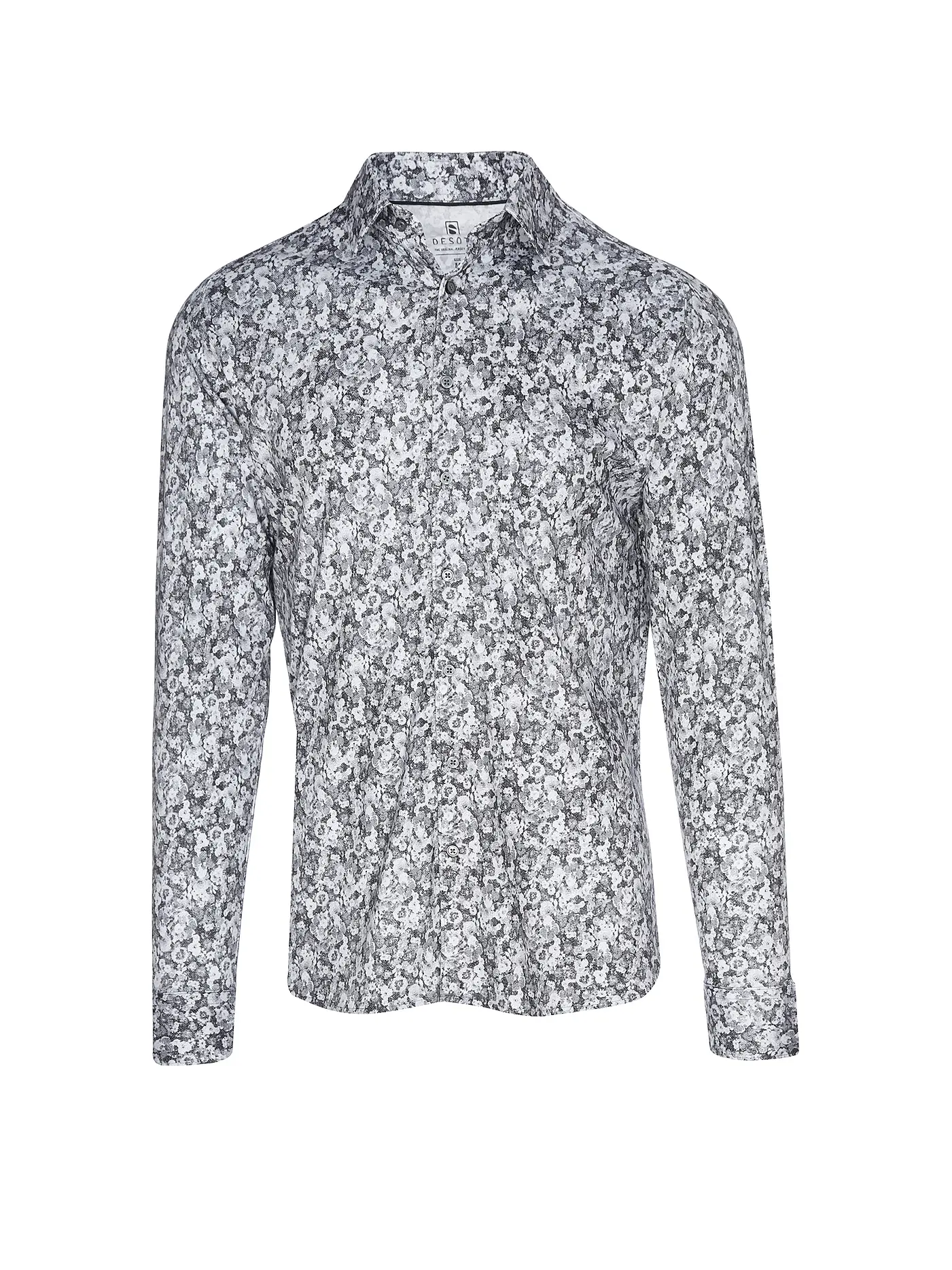 DESOTO | Jerseyhemd Slim Fit  | schwarz