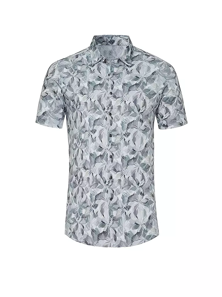 DESOTO | Jerseyhemd Slim Fit  | grau
