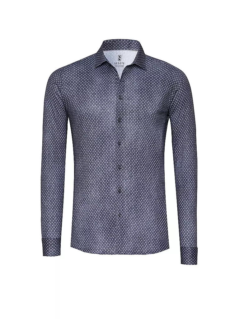 DESOTO | Jerseyhemd Slim Fit  | dunkelblau