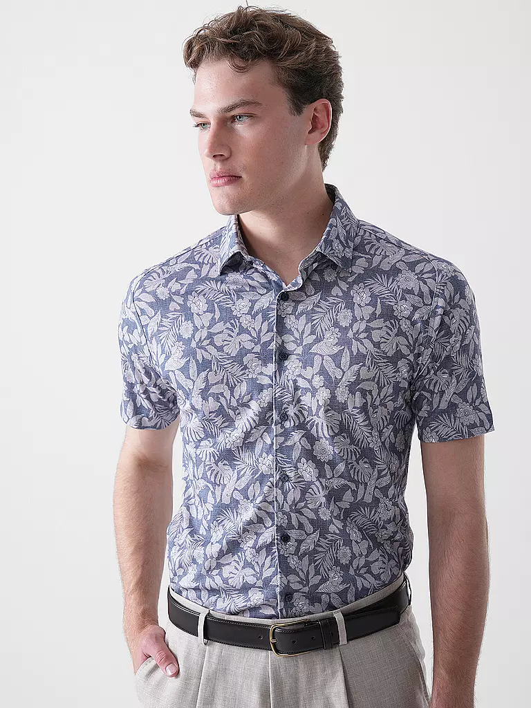 DESOTO | Jerseyhemd Slim Fit  | grau