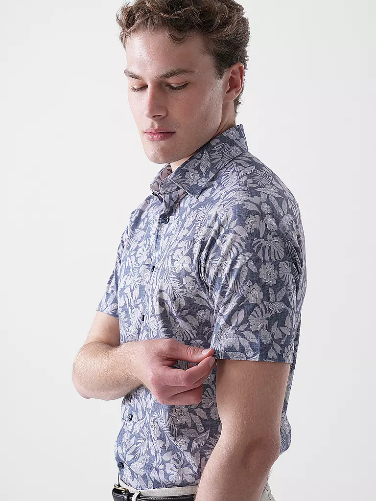 DESOTO | Jerseyhemd Slim Fit  | grau