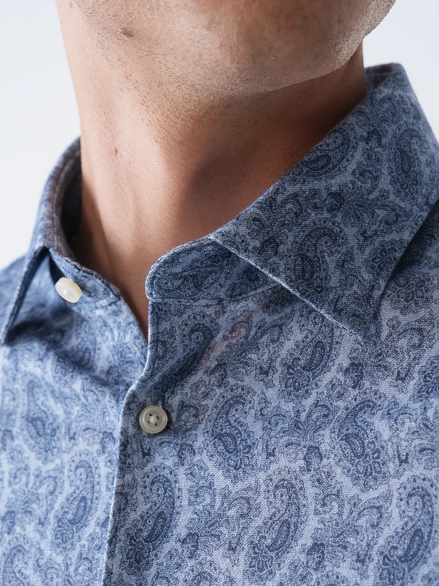 DESOTO | Jerseyhemd Slim Fit  | dunkelblau