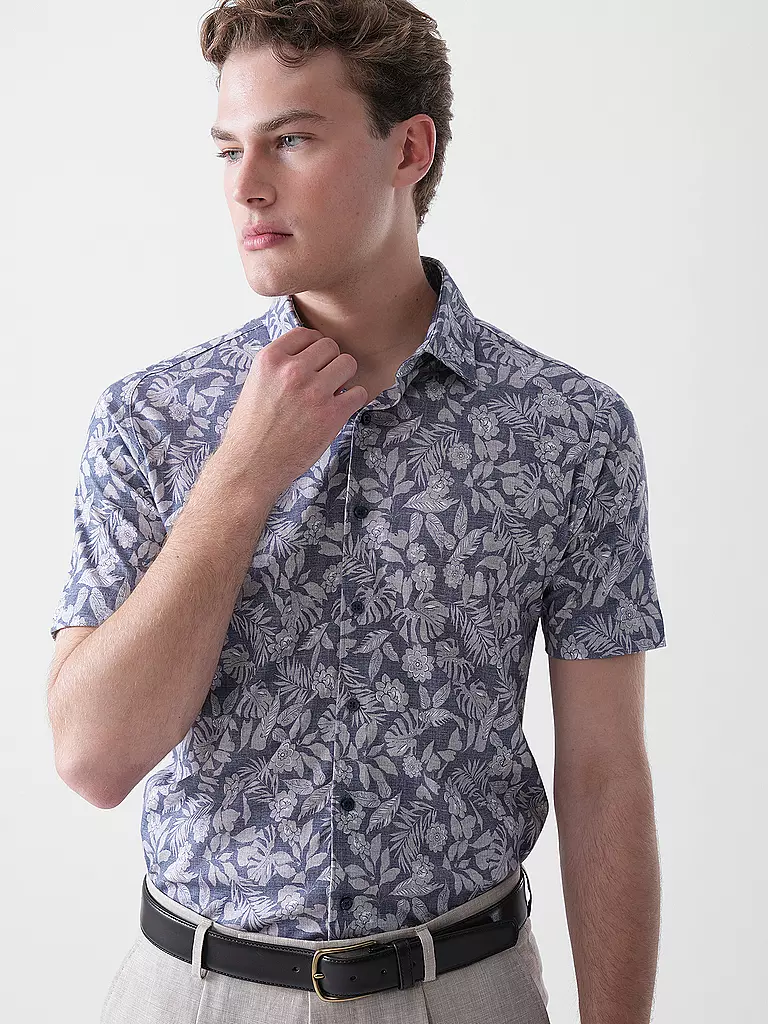 DESOTO | Jerseyhemd Slim Fit  | grau