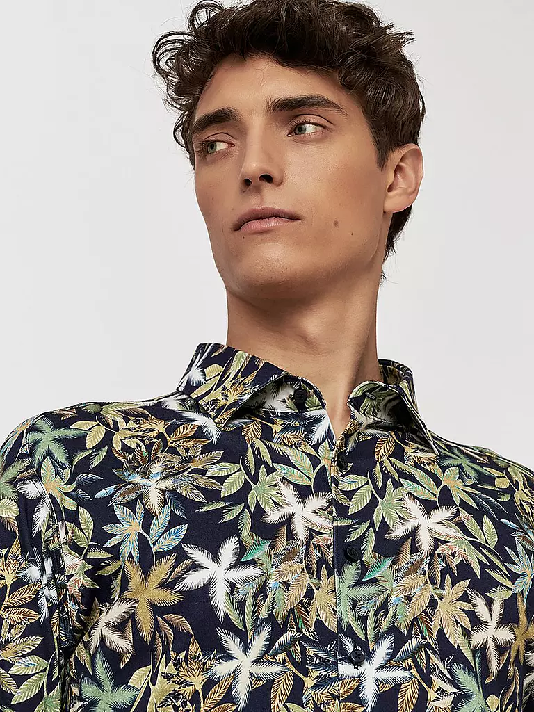 DESOTO | Jerseyhemd Slim Fit  | dunkelblau