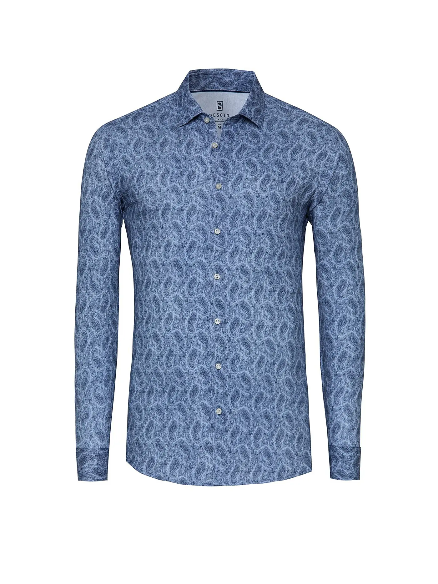 DESOTO | Jerseyhemd Slim Fit  | dunkelblau