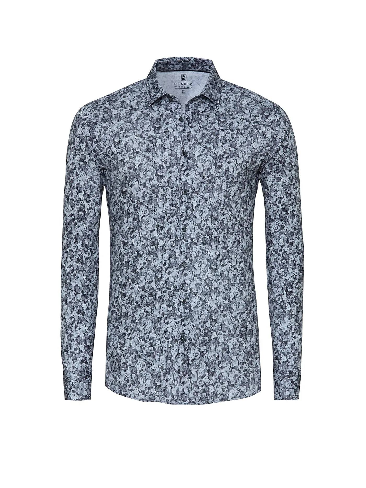 DESOTO | Jerseyhemd Slim Fit  | schwarz