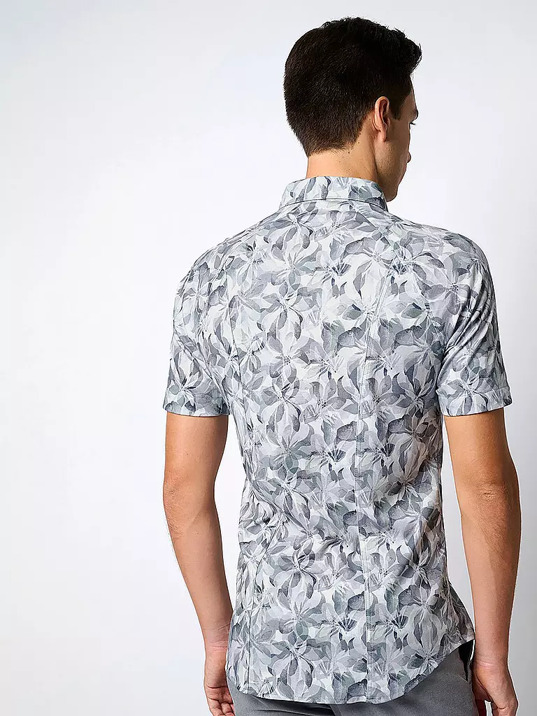 DESOTO | Jerseyhemd Slim Fit | grau