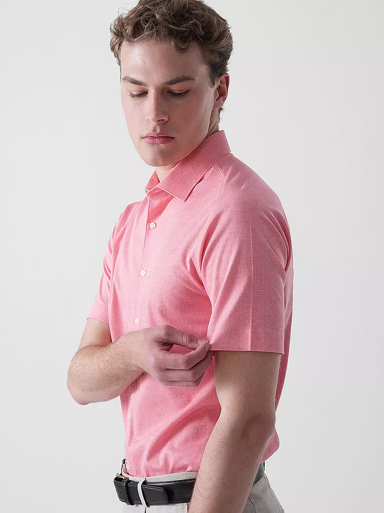 DESOTO | Jerseyhemd Slim Fit | blau
