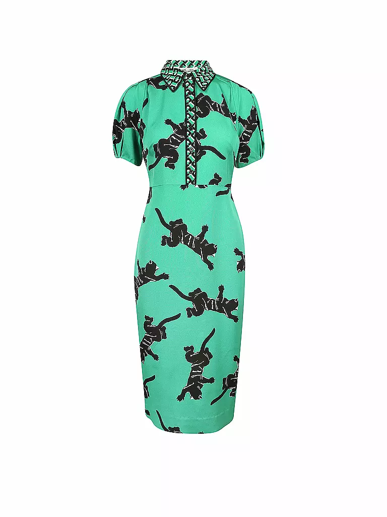 DIANE VON FUERSTENBERG | Kleid New Wlly | grün