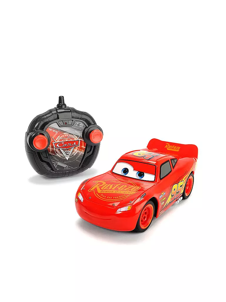 DICKIE | Fahrzeug "RC Cars 3" Turbo Racer Lightning McQueen | transparent
