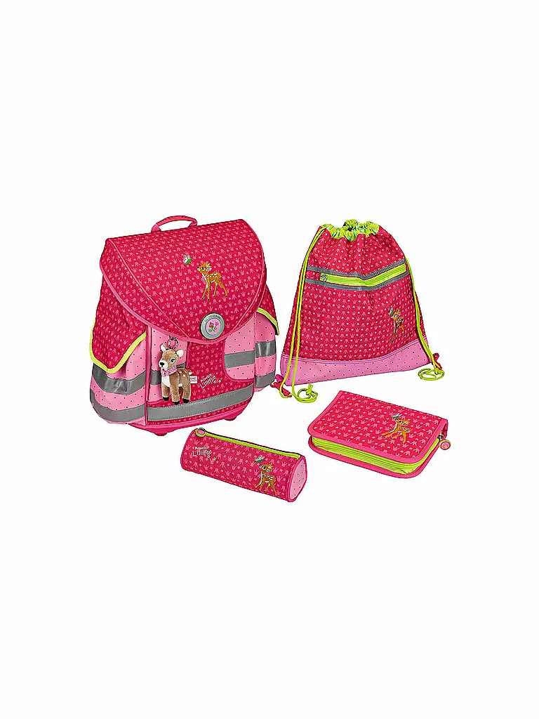 DIE SPIEGELBURG | Prinzessin Lillifee - Schulranzen-Set 4-tlg "Ergo Style - Rehlein" | 