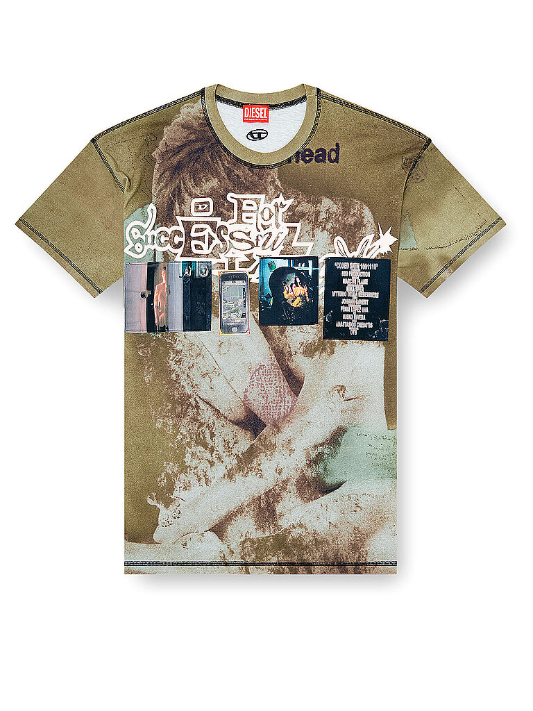 DIESEL T-Shirt olive | XL