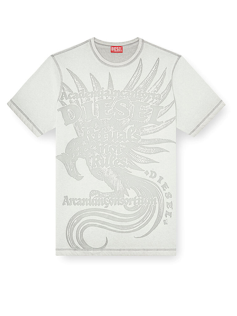 Diesel T-Shirt T-Rawjust-Aa1 | L Hellgrau