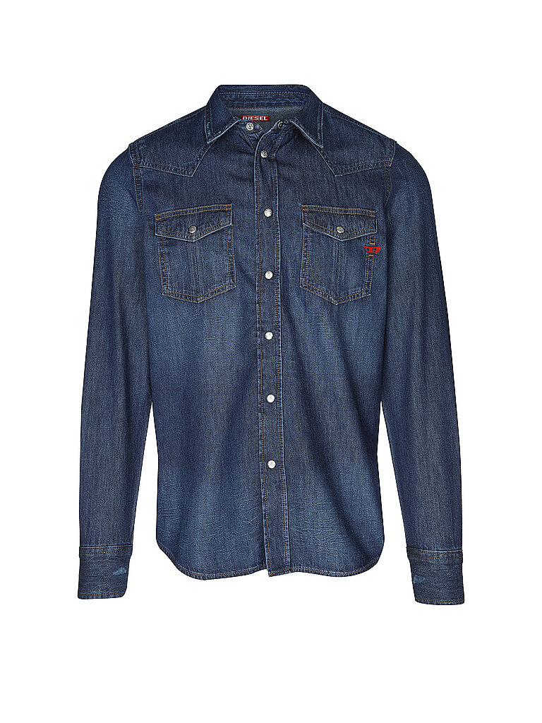 DIESEL Jeanshemd D-VEGA blau | XL