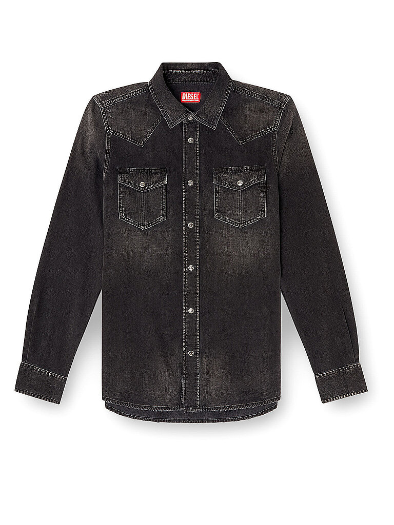 DIESEL Jeanshemd D-VEGA schwarz | L