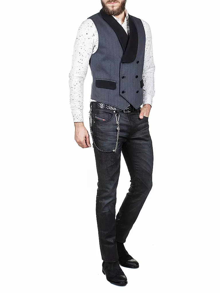 DIESEL | Jeans Slim-Skinny-Fit "Thavar" | schwarz