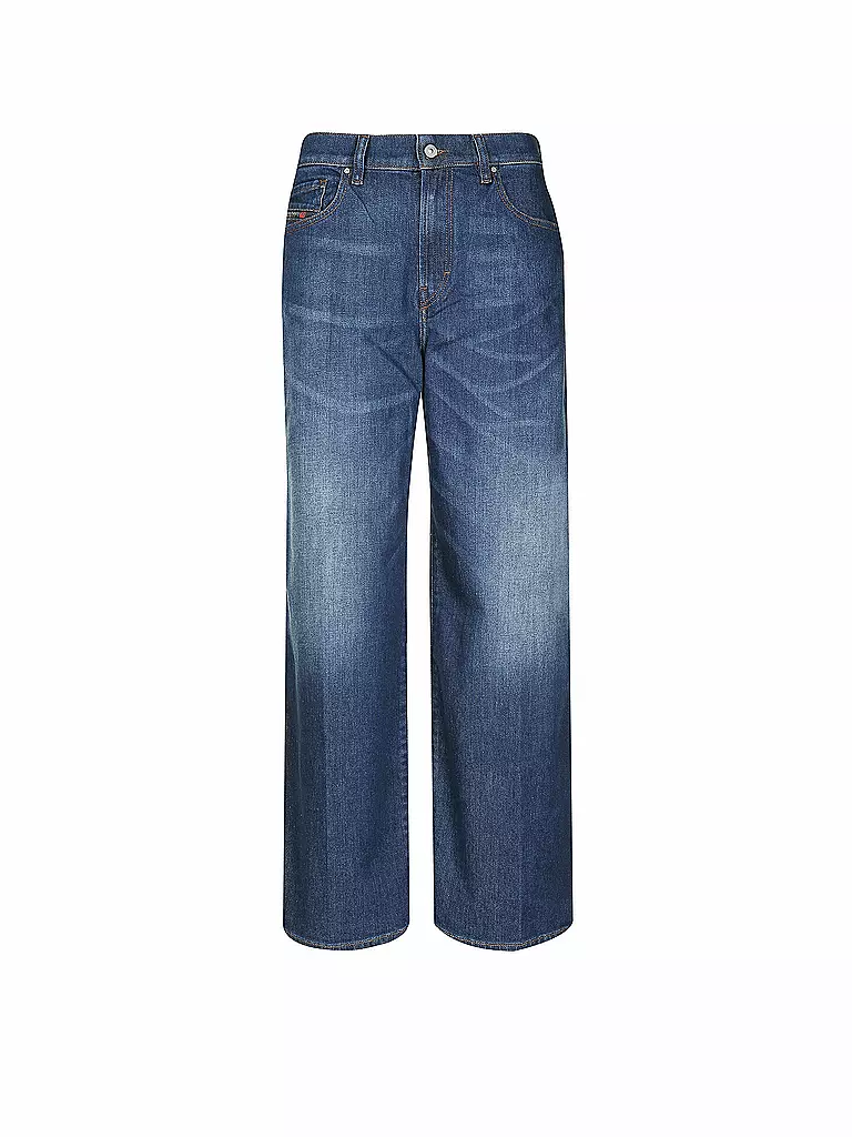 DIESEL | Jeans-Culotte Regular-Straight-Fit "Widee" (Highwaist) | blau