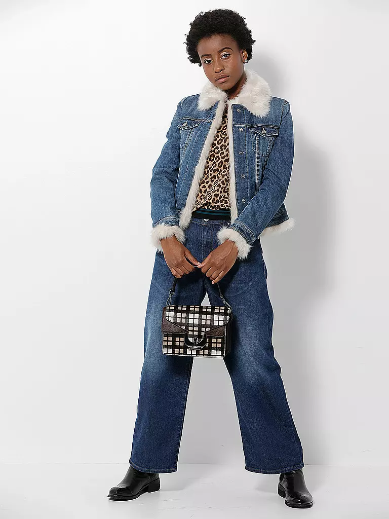 DIESEL | Jeans-Culotte Regular-Straight-Fit "Widee" (Highwaist) | blau