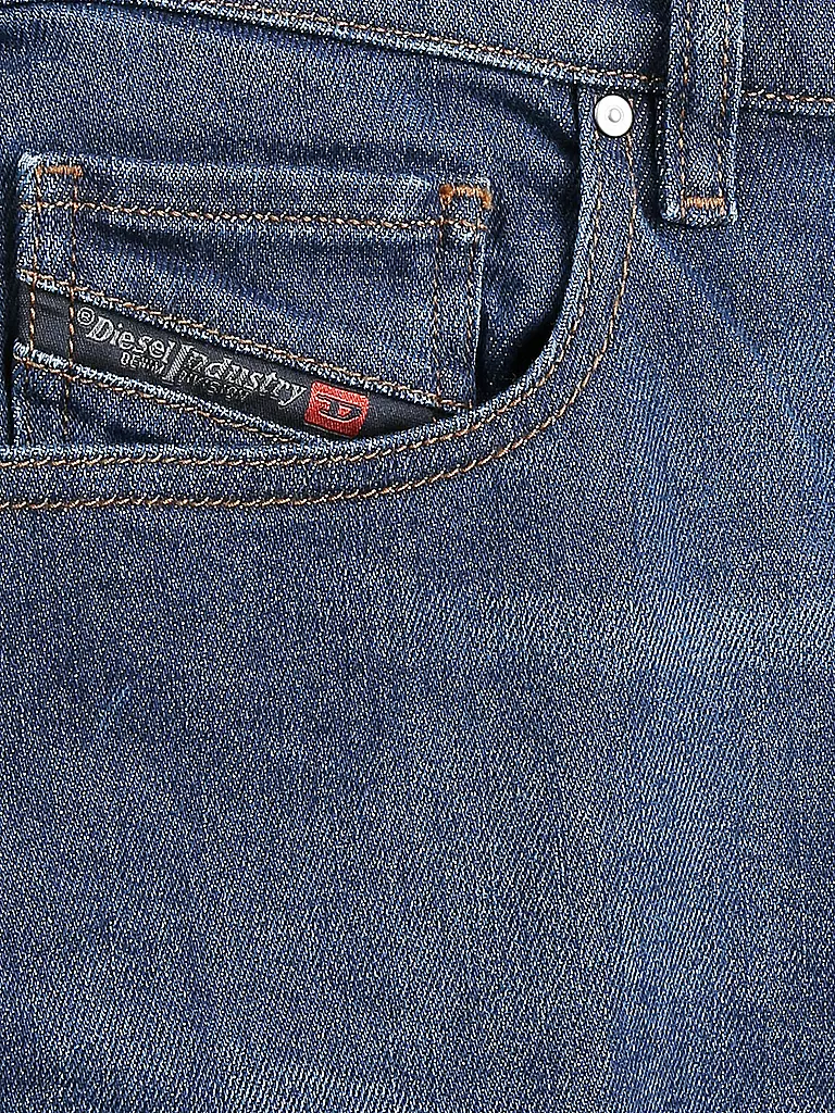 DIESEL | Jeans-Culotte Regular-Straight-Fit "Widee" (Highwaist) | blau