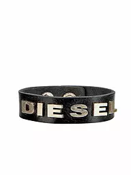 DIESEL | Lederarmband | schwarz