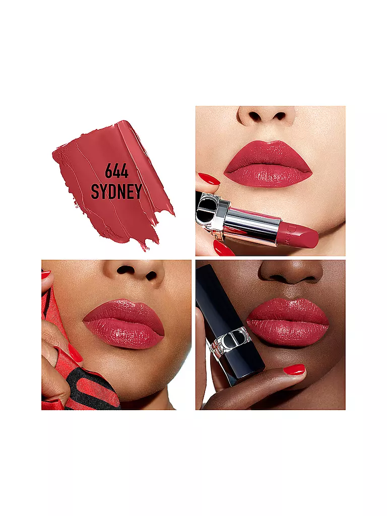 DIOR | Rouge Dior Satin Lippenstift ( 644 Syoney )  | rot