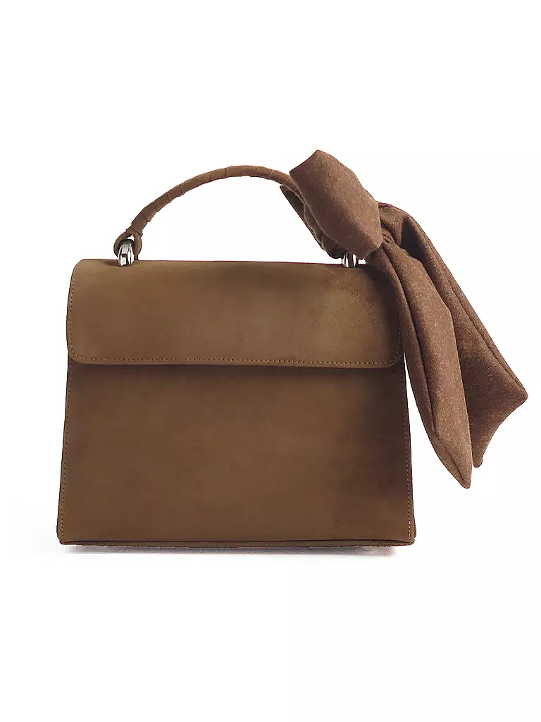 DIRNDL & BUA | Ledertasche - Henkeltasche ANNA | camel