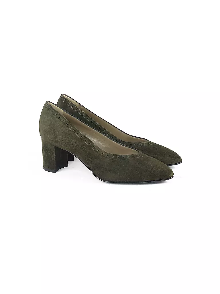 DIRNDL & BUA | Trachtenschuhe - Pumps | olive