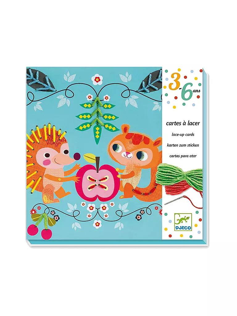 DJECO | Bilder zum Sticken "The little Friends" | transparent