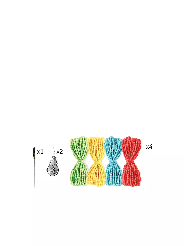 DJECO | Bilder zum Sticken "The little Friends" | transparent