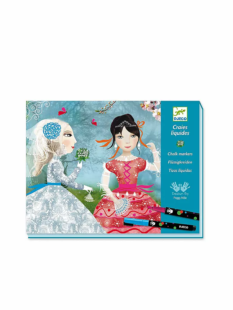 DJECO | Malset - Chalk Markers - Ribbon and Lace | transparent