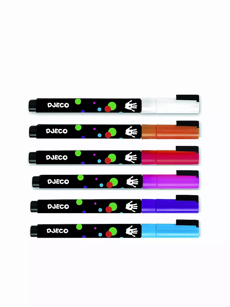 DJECO | Malset - Chalk Markers - Ribbon and Lace | transparent